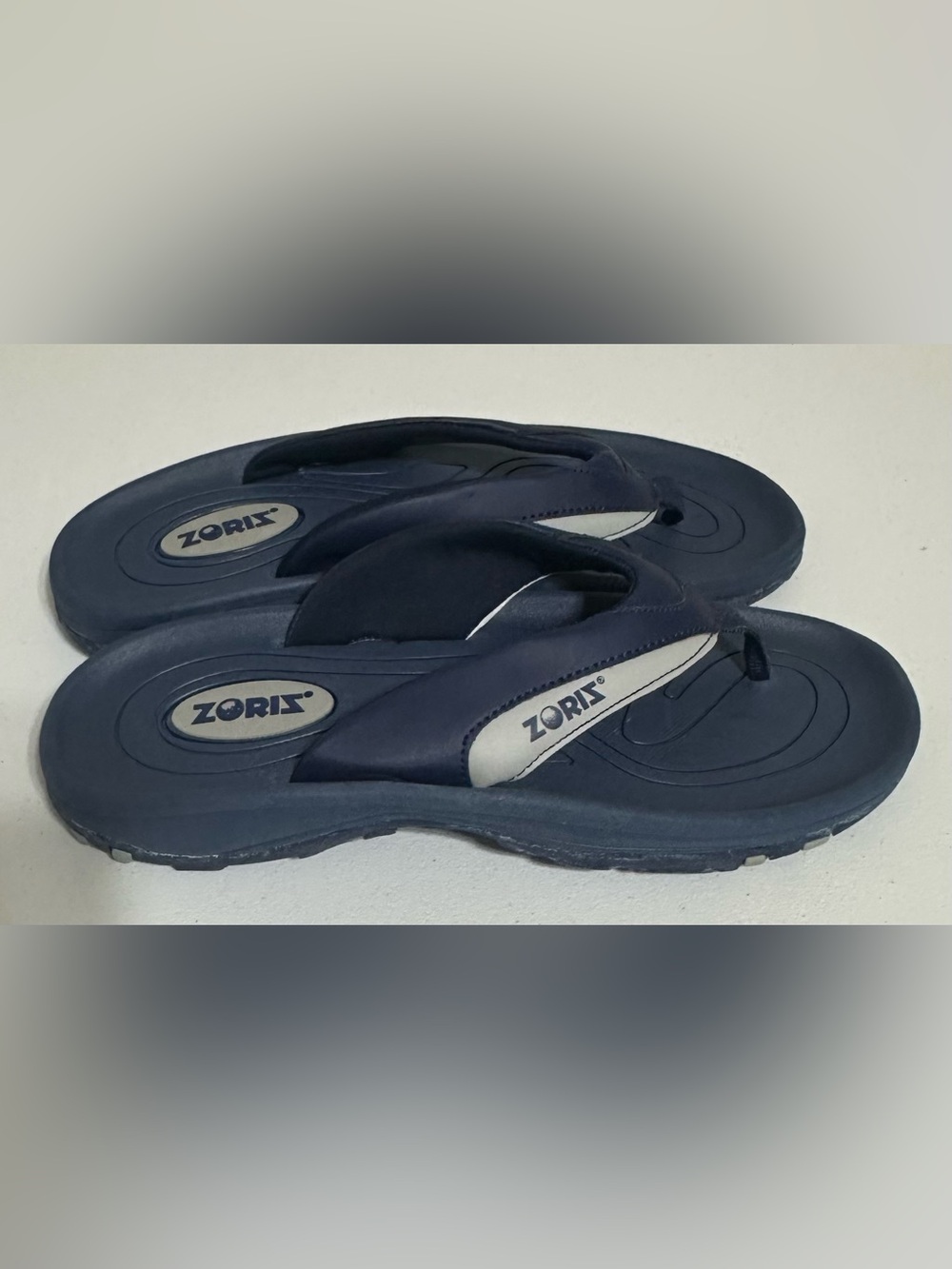 New Zoriz Golf Thong  Sandals Removable Cleats Men’s 10 Blue  NWOT